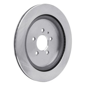 Ford Mustang Brake Rotor (1) - Rear - R1 Concepts - Plain - `13-`14